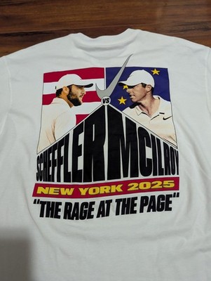 RARE Nike Scheffler vs McIlroy Ryder Cup 2025 Rage At The Page Men s Medium M