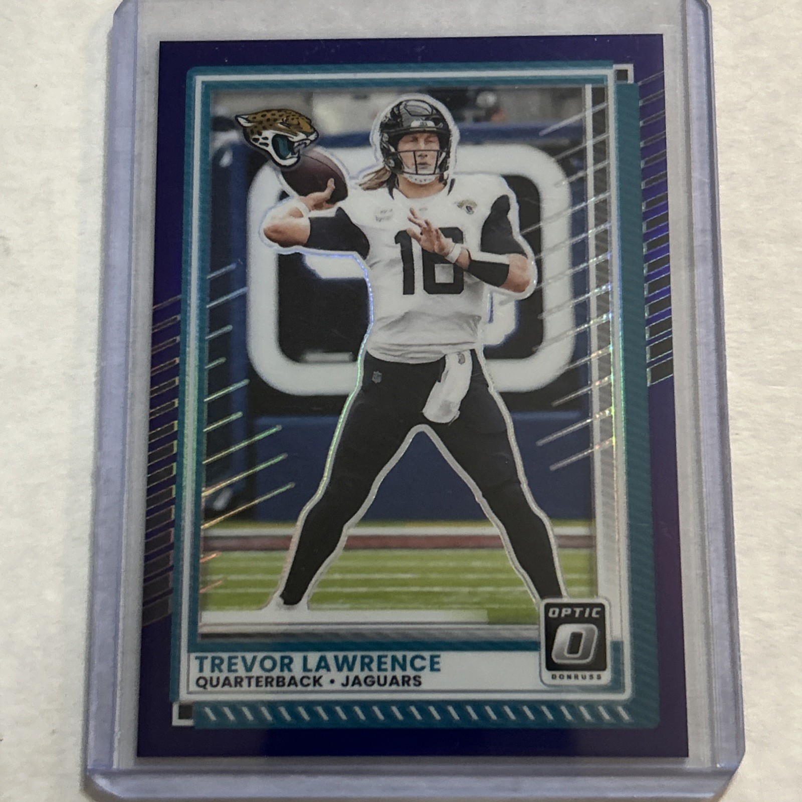 2025 Panini Donruss Optic - Trevor Lawrence #146 Purple Prizm /60
