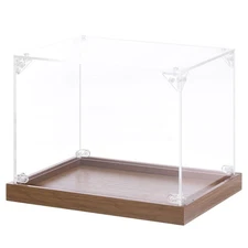 Acrylic Display Case, 8''x6''x6'' Clear Display Box Assemble Dustproof