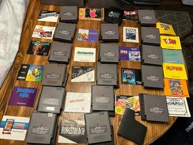Nintendo NES Game Manual Lot Metroid Mario TMNT 1943 Star Wars with Game Carrier