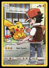 Carta Pokemon Pikachu 241/236 Holo Secret rara eclissi cosmica