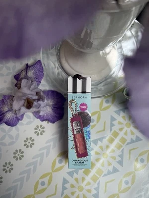 SEPHORA Outrageous Charm Lip Gloss Plumper 2026 Holiday Limited Edition Shade - image 1 of 3