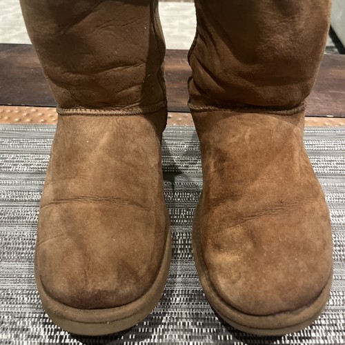 UGG Australia chestnut 9, Suede & Sheepskin Lined Boots 5825 - Bild 2 von 13