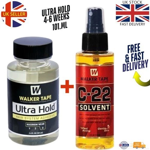 Walker Tape Ultra Hold Glue Brush-On Adhesive – Ideal for Wigs