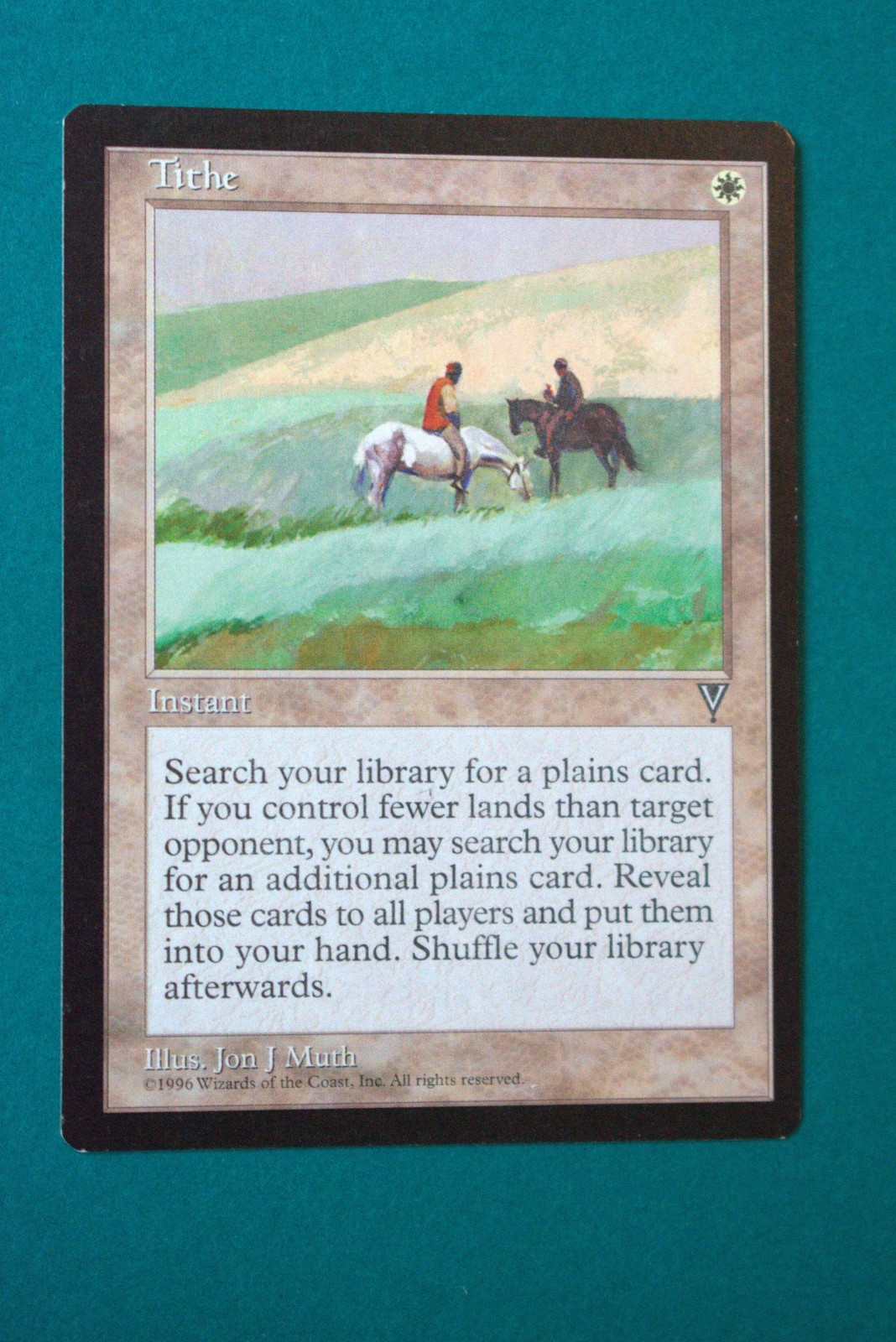 Tithe - MTG - Visions - Moderately Played - Magic The Gathering