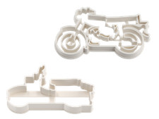 Set: 2x AKF Pl&auml;tzchen Ausstechform, Keksausstecher - S51 und Schwalbe