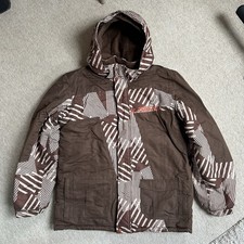 Gusti Xtrem Vintage 2000s Brown Ski Jacket Coat Size Small