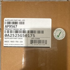 APC AP9567 Basic Rack PDU 15A 120V 8-Outlet NEMA 5-15P Black
