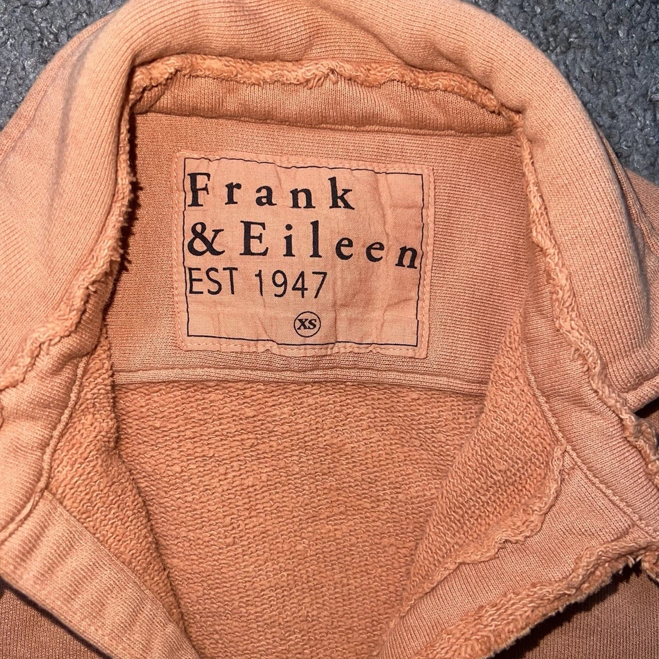 Frank & Eileen Sudadera Abotonada XS Triple Vellón Rosa Salmón Chamarra Foto 2 de 4