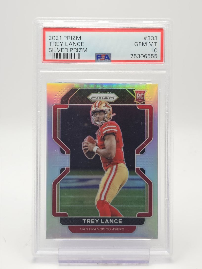 Trey Lance Panini Prizm #333 Silver Prizm