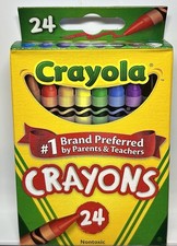 Crayola 24ct Crayons, School Supplies For Kids, Art Classroom, Must For Teachers