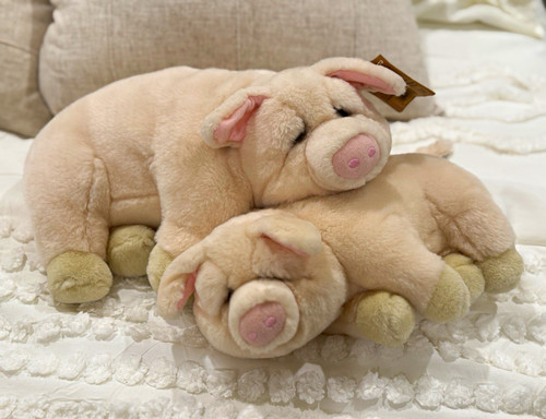Dakin Lou Rankin Friends Plush Pigs Vintage