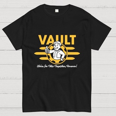 Fallout Vault we re in this together forever T-shirt Size S-4XL