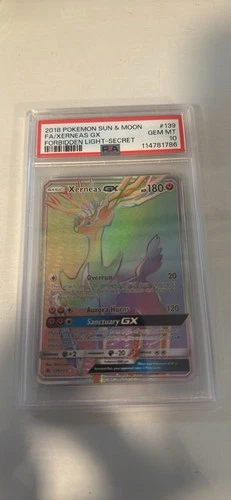 Xerneas GX Secret 139/131 Sm-Forbidden Light SECRET PSA 10 - Pop 147