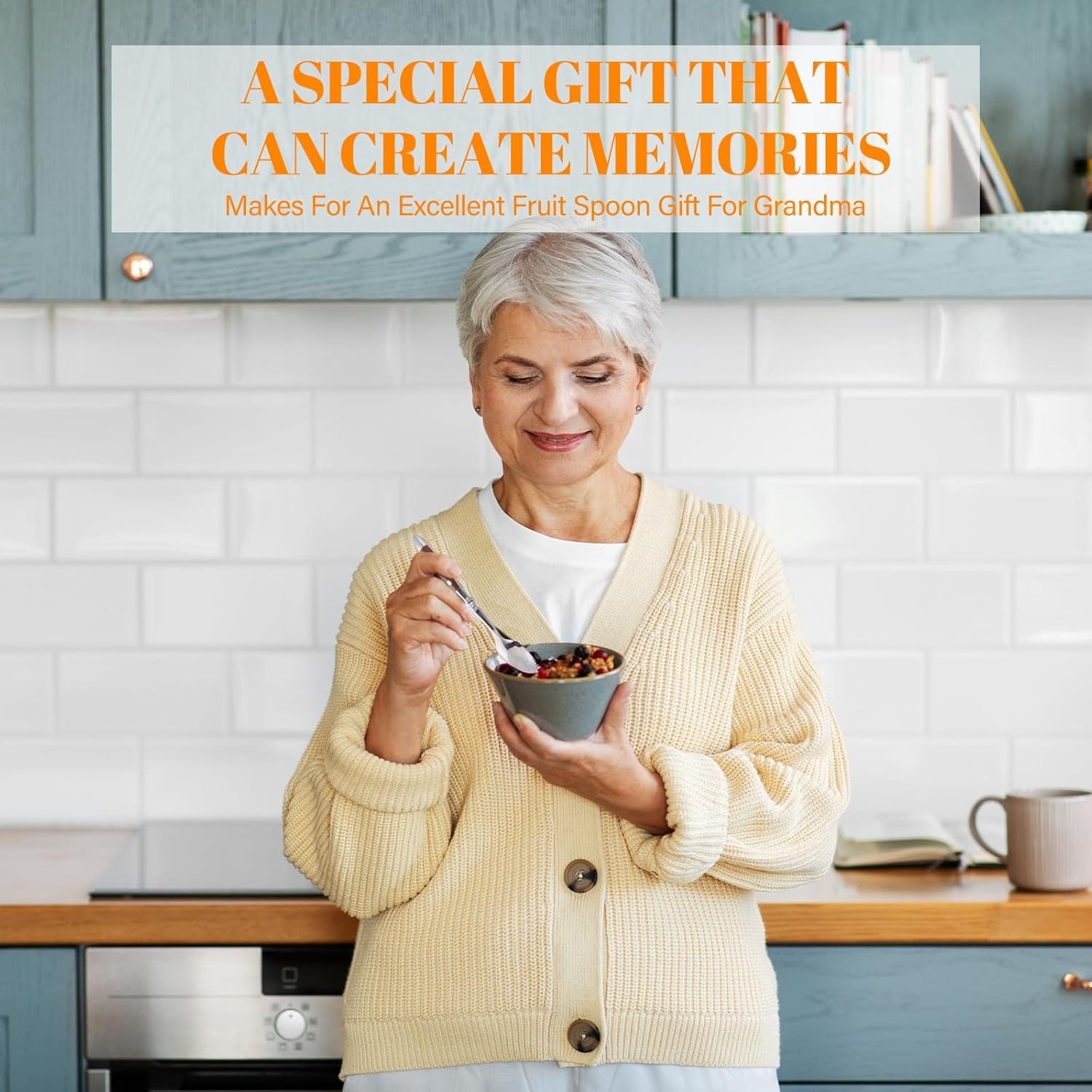 Grandma’s Fruit Spoon，Birthday Gifts for Grandmother