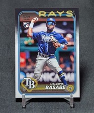 Osleivis Basabe Rookie RC 2024 Topps Japan Edition Card #49 Tampa Bay Rays