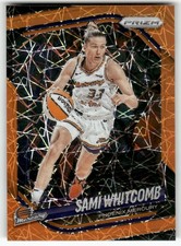 2025 Panini Prizm WNBA #108 Sami Whitcomb Orange Velocity Prizms
