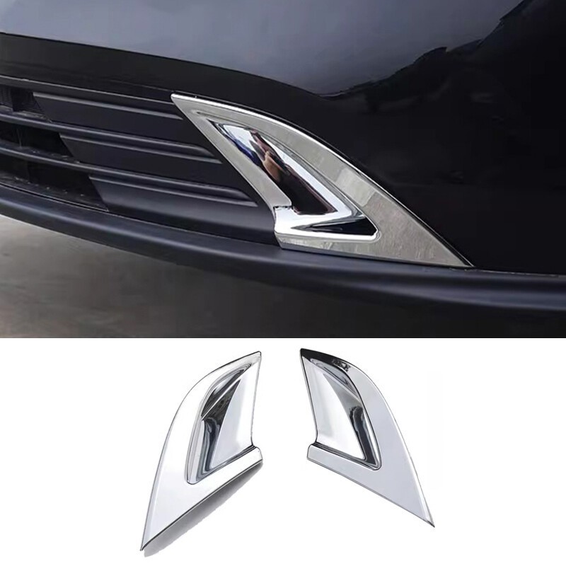 Chrome Style Front Fog Light Lamp Cover Trim Fit For Honda Accord 11th 2023-2024