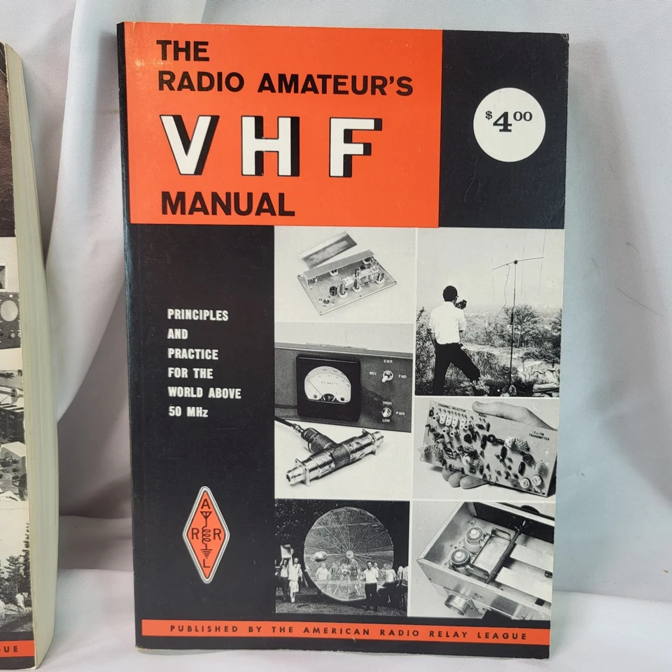 Lot of 2 The Radio Amateur's VHF Manual ARRL VTG 1965 1st Edition + 1972 3rd Ed. - Image 3 of 4