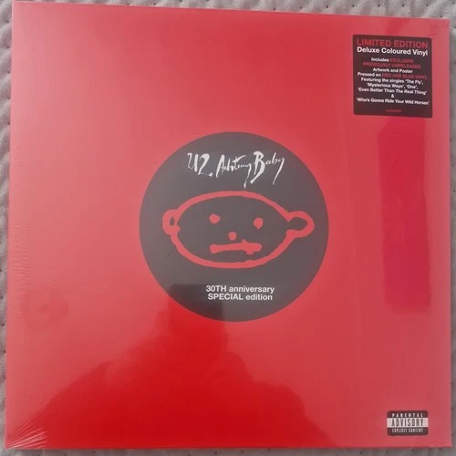 U2 – Achtung Baby (30th Anniversary Edition) Red & Blue Vinyl 2LP – Sealed