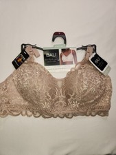 NWT Bali Beautifully You Lace Desire Wire-Free Bralette DFW591 Size Large B289-5