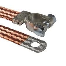 50 mm² Batterie Masseband aus Kupfer mit Pol...