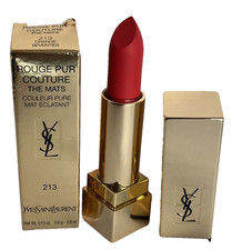 YSL Yves Saint Laurent Rouge Pur Couture The Mats Lipstick 213 Orange Seventies