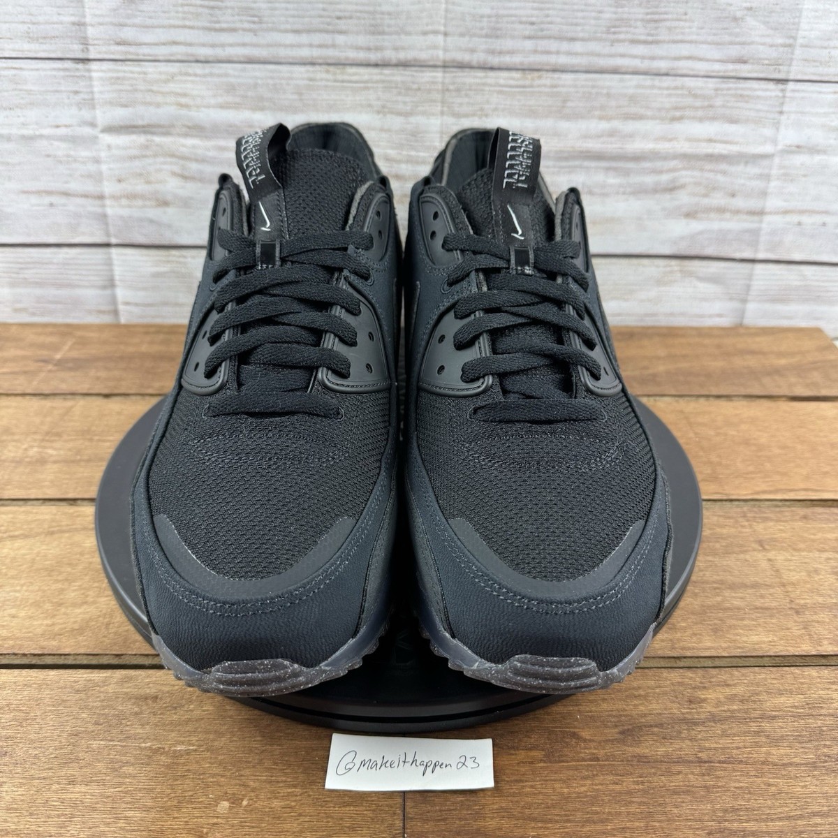 Nike Air Max Terrascape 90 Triple Black Blackout Shoes 