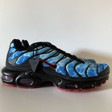 Nike Men 10.5 Air Max Plus  Shark Attack  Sneakers Blue/Black/Red HQ3824-001 NEW