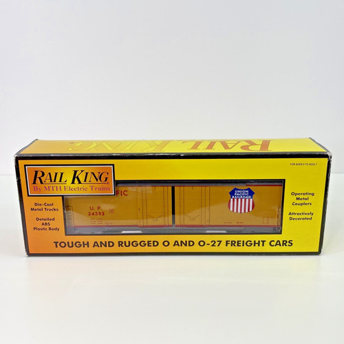MTH RailKing 30-7469 Union Pacific 50’ Double Door Plugged Boxcar O Scale O-27 | Zustand: Used