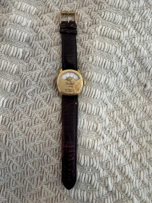 Stauer 1930 Dashtronic watch  gold-finished with unique jump-hour display