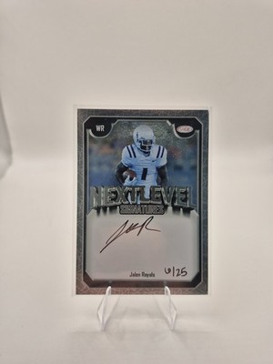 2025 Sage HIGH Next Level Signatures Jalen Royals SILVER Auto /25 #NLS-JR