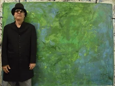 Mark Little Original Giant Profesional Painting 84”X62” (7 Foot) Abstract Modern