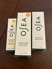 Osea Cleanser Body Wash Body Serum Travel Size Set Of 3 New