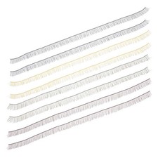 8Pcs Doll Eyelash Strips Nylon Material Assorted Colors for Craft Supplies