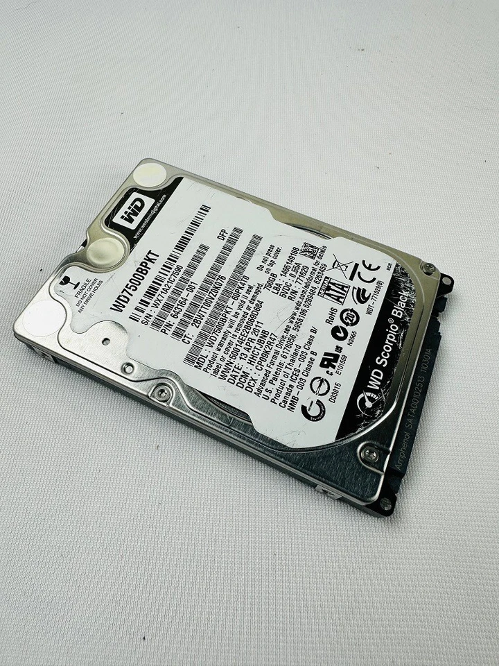 Western Digital WD7500BPKT-60PK4T0 Hard Disk Drive - Image 2 of 4