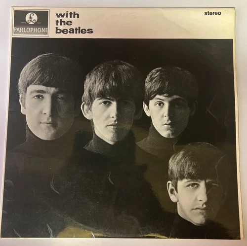 The Beatles With The Beatles LP Parlophone PCS 3045 Stereo 3rd Press VG+