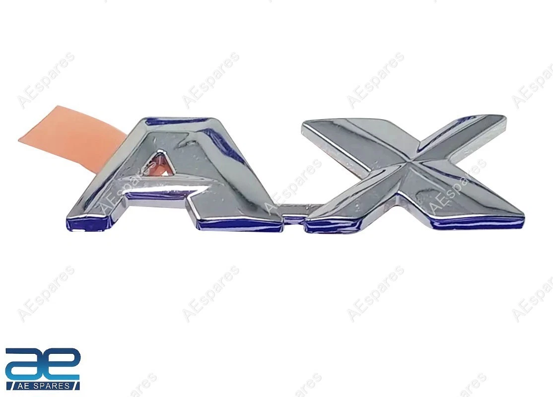 Rear AX Emblem Badge for Suzuki Alto 2000-2004, Zen 1996-2006 77841M72F30