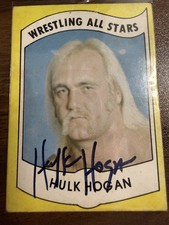 Hulk Hogan 1982 Wrestling All-Stars #2 Rookie RC Autograph Signed RAW  Authentic