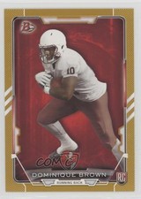 2015 Bowman Rookies Gold 393/399 Dominique Brown #101 z6b