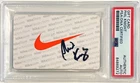 Phil Knight Nike Shoes CEO Jordan Brand Signed Auto Gift Card PSA/DNA #1
