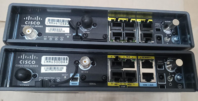 Lot Of 2 Cisco Router 819-4G HARDENED C819HG-LTE-MNA-K9 V01 Same As ...