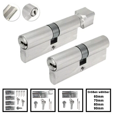SIEGTHAL Zylinderschloss Schließzylinder Profil Knauf Tür Zylinder Gleichschließend Neu