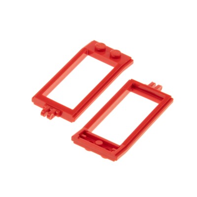 2x Lego Horse Harness Red Bridle with Hinge Knight Castle 6040 4107489 4587