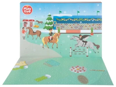 Playtive Adventskalender Spielset SPRINGREITEN Pferde Kinder