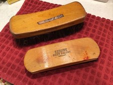 Vintage shoe and boot polish brushes