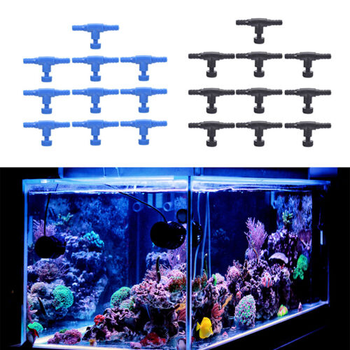10X Fish Tank Air-Line Flow Control Regulator Valve Aquarium For  4/6MM Airline - Afbeelding 1 van 14