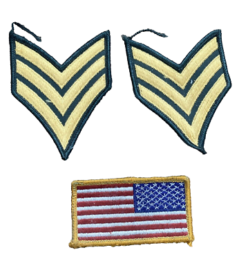 US Army Sergeant Major E-9 Rang (Gold Auf Blau ) Chevron