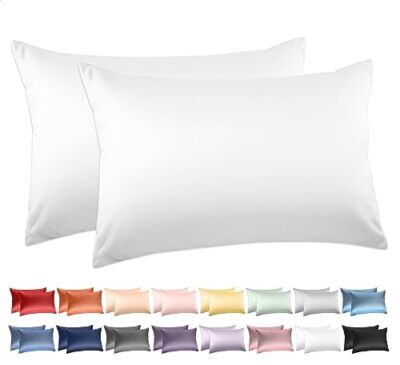 Queen Pillow Cases Set of 2 Deep Dream 100% Cotton Queen Size Pillowcases Sat...