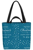 Christmas New Year Tasche Merry Christmas Happy New Year Silvester Weihnachten